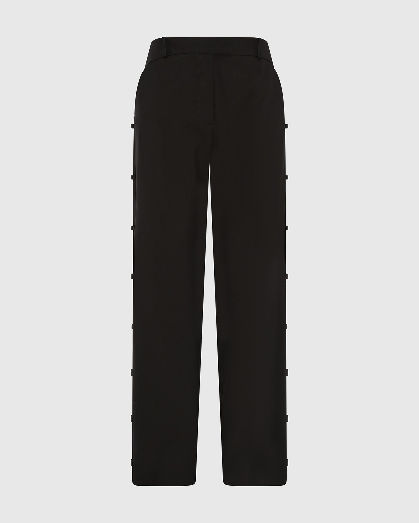 SERPENTINE TAILORED TROUSERS BLACK