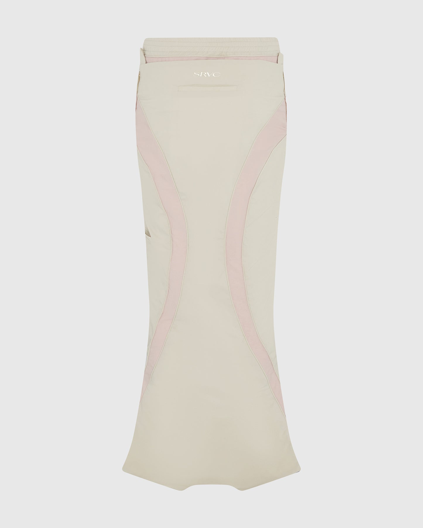 INVERSE TRACK SKIRT BEIGE