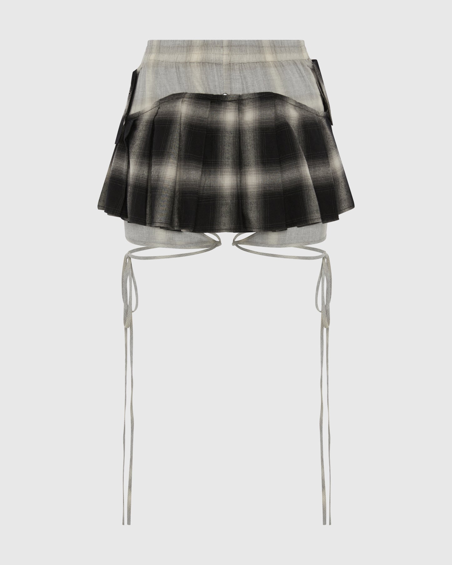 MISA SKIRT BLACK CHECK