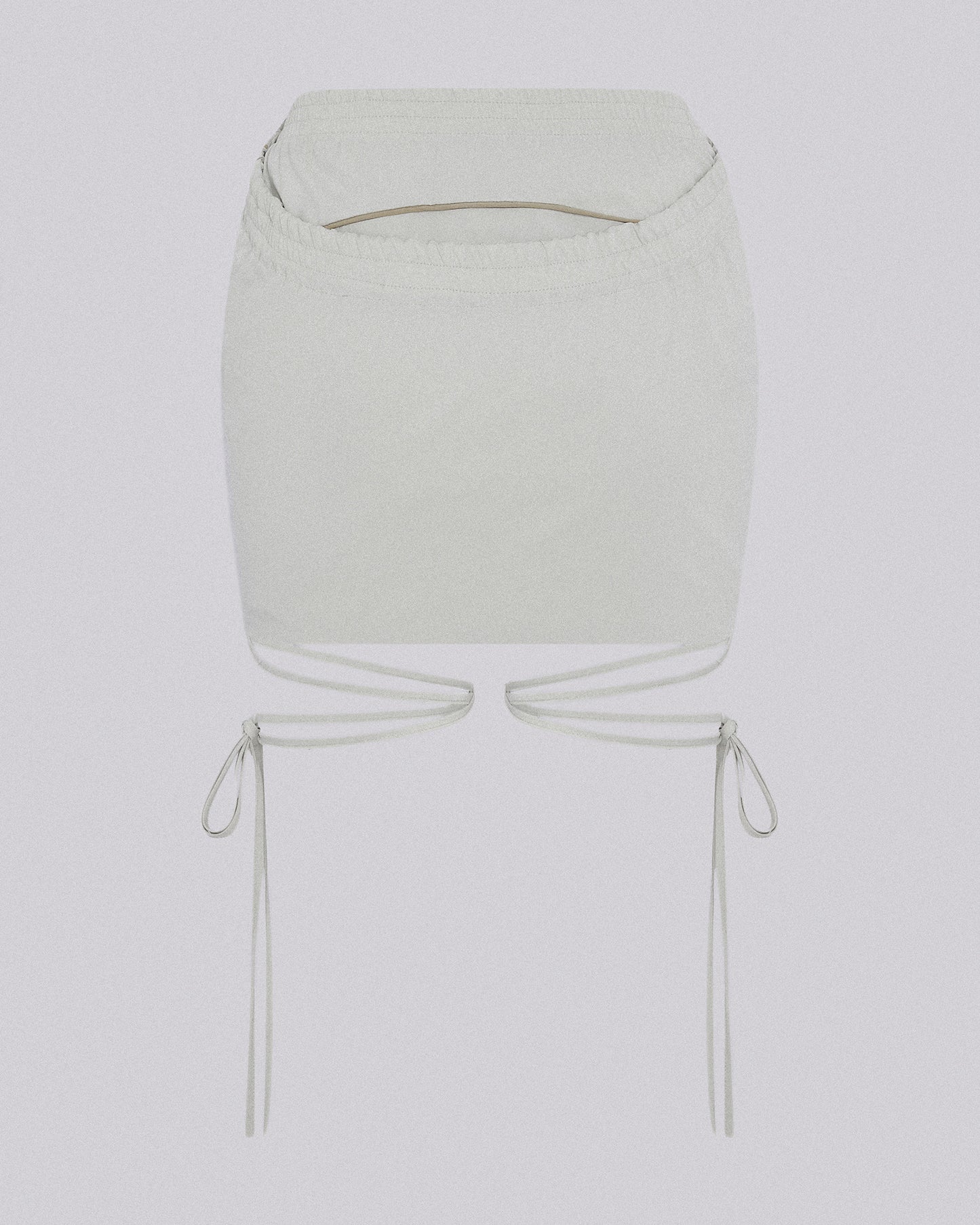 SLASH TRACK SKIRT STONE