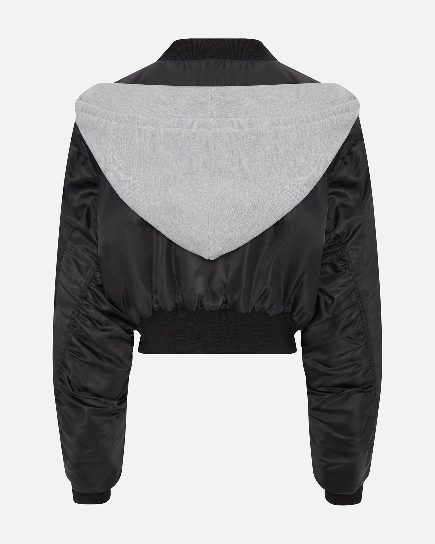 HARNESS HOODED BOMBER BLACK