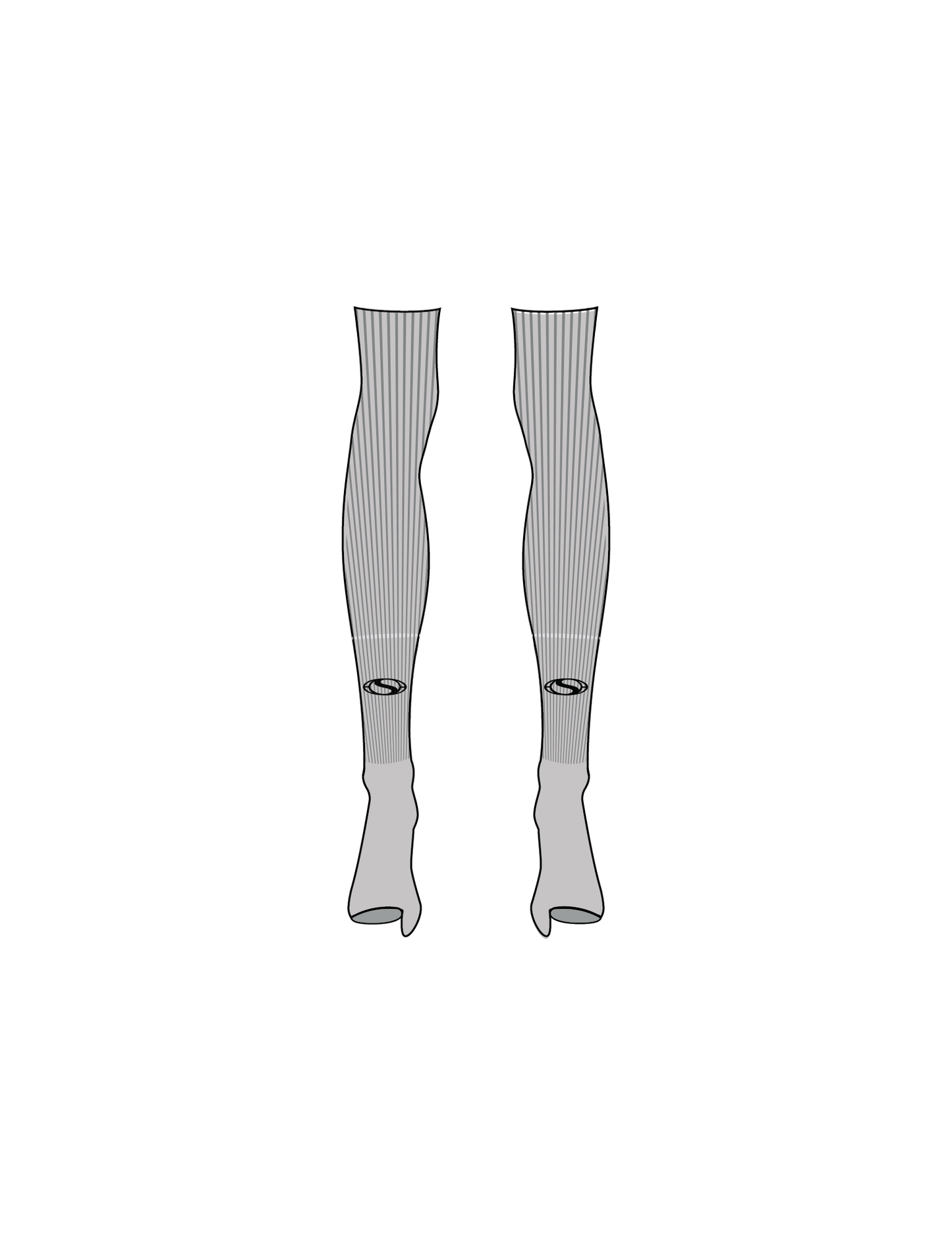 LONG TABI SPORTS SOCK GREY