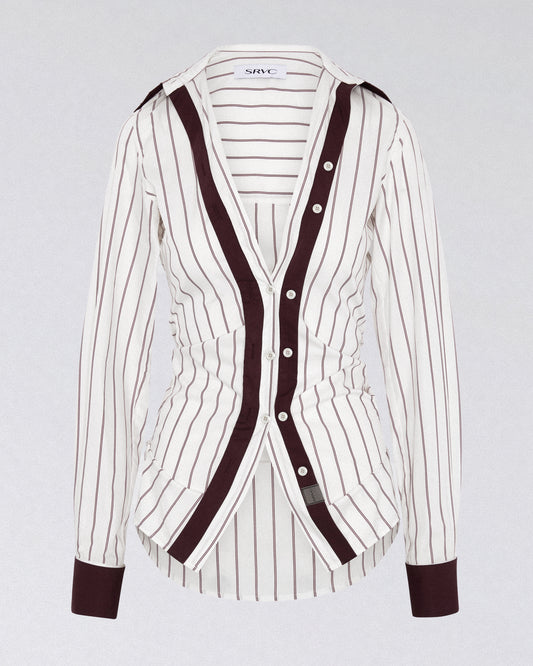 MAKE SHIFT SHIRT BORDEAUX