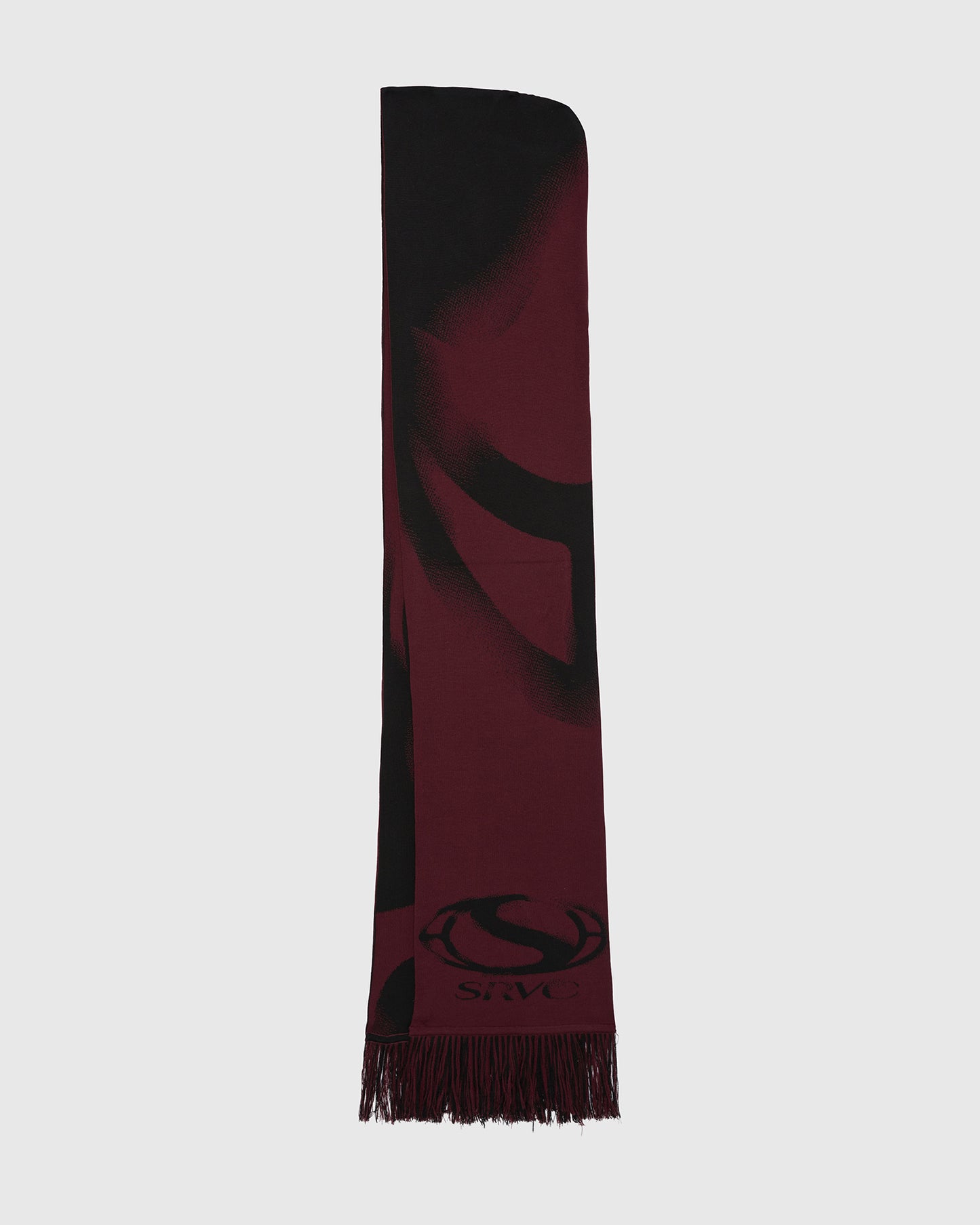 SRVC HOODED SCARF BORDEAUX