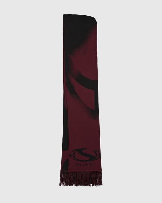SRVC HOODED SCARF BORDEAUX