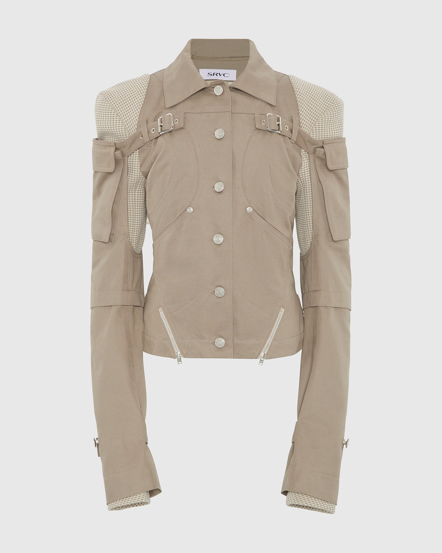 MECHA CARGO JACKET MID GREY