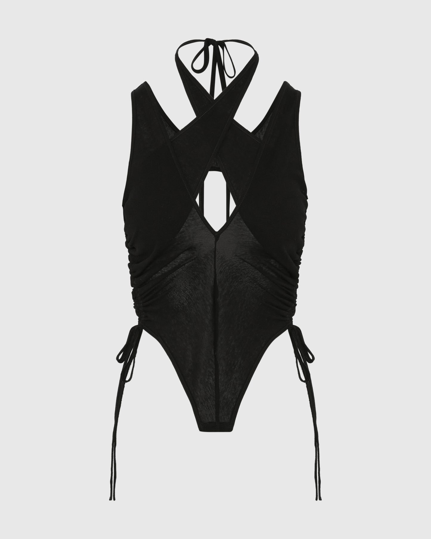 BIBI VEST TOP BLACK