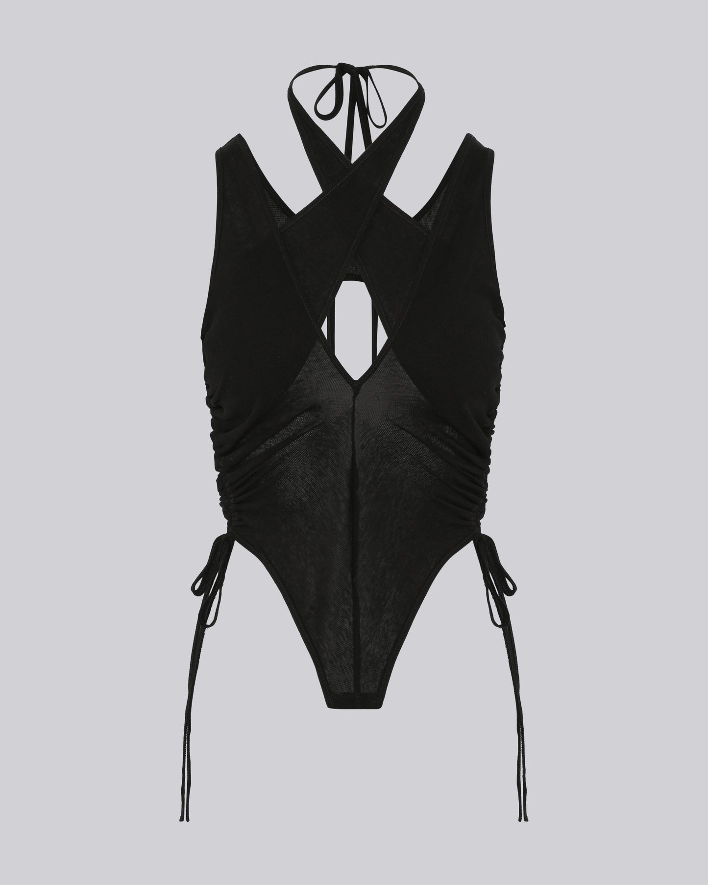 BIBI VEST TOP BLACK