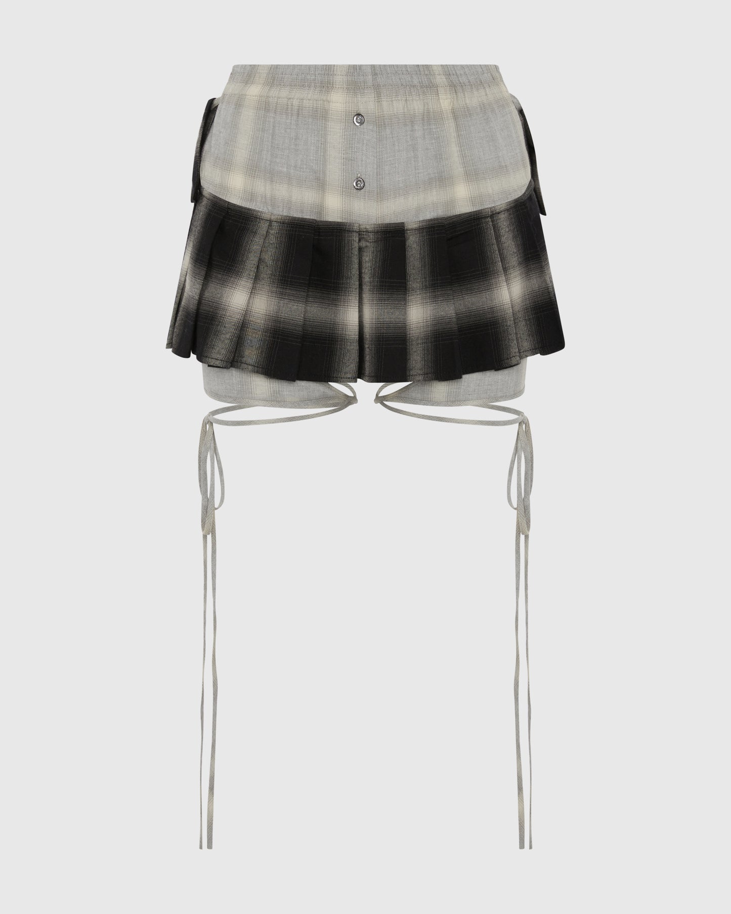 MISA SKIRT BLACK CHECK