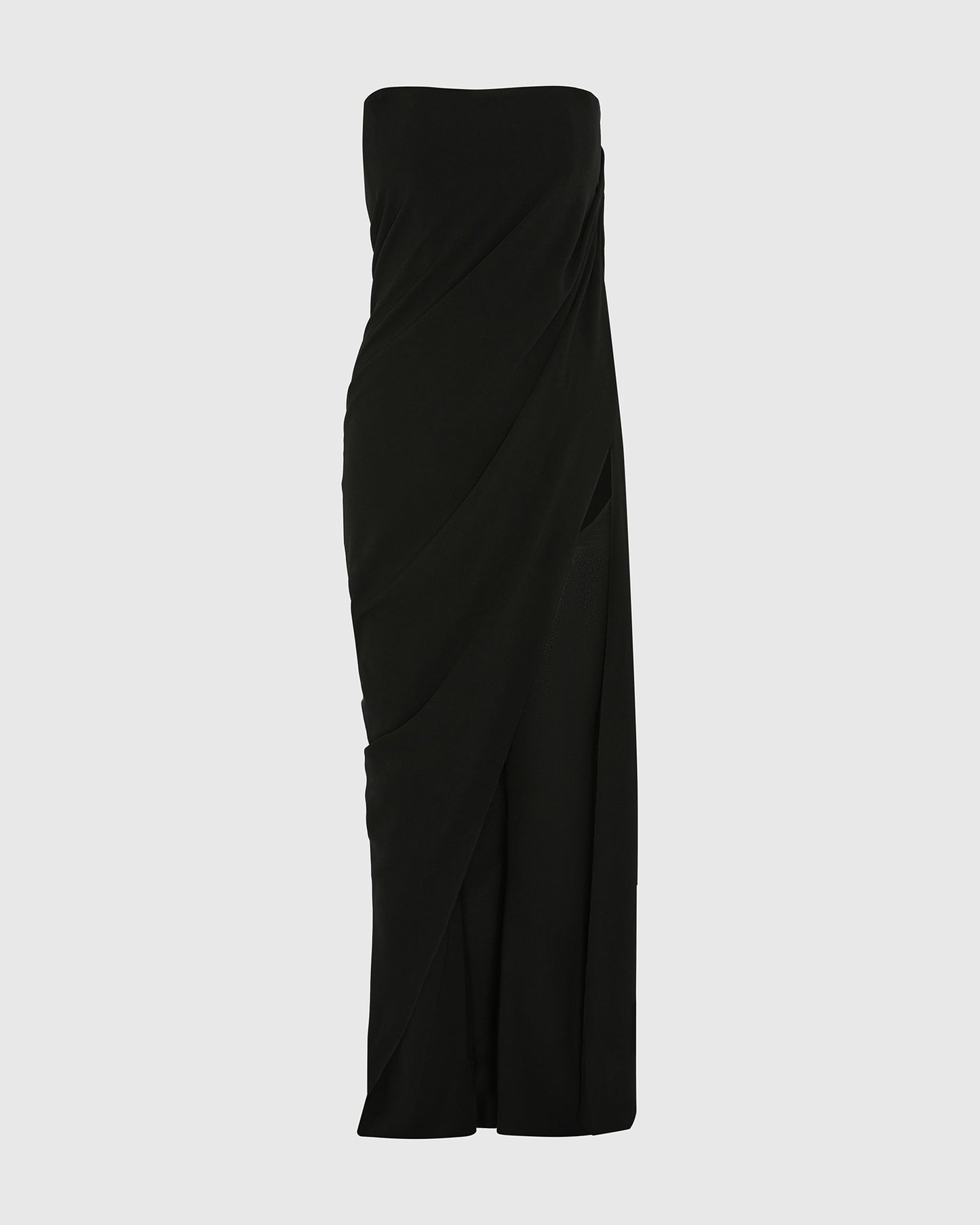 DRAPED JUMPSUIT BLACK