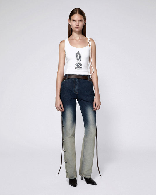 SERPENTINE JEANS WASHED BLUE