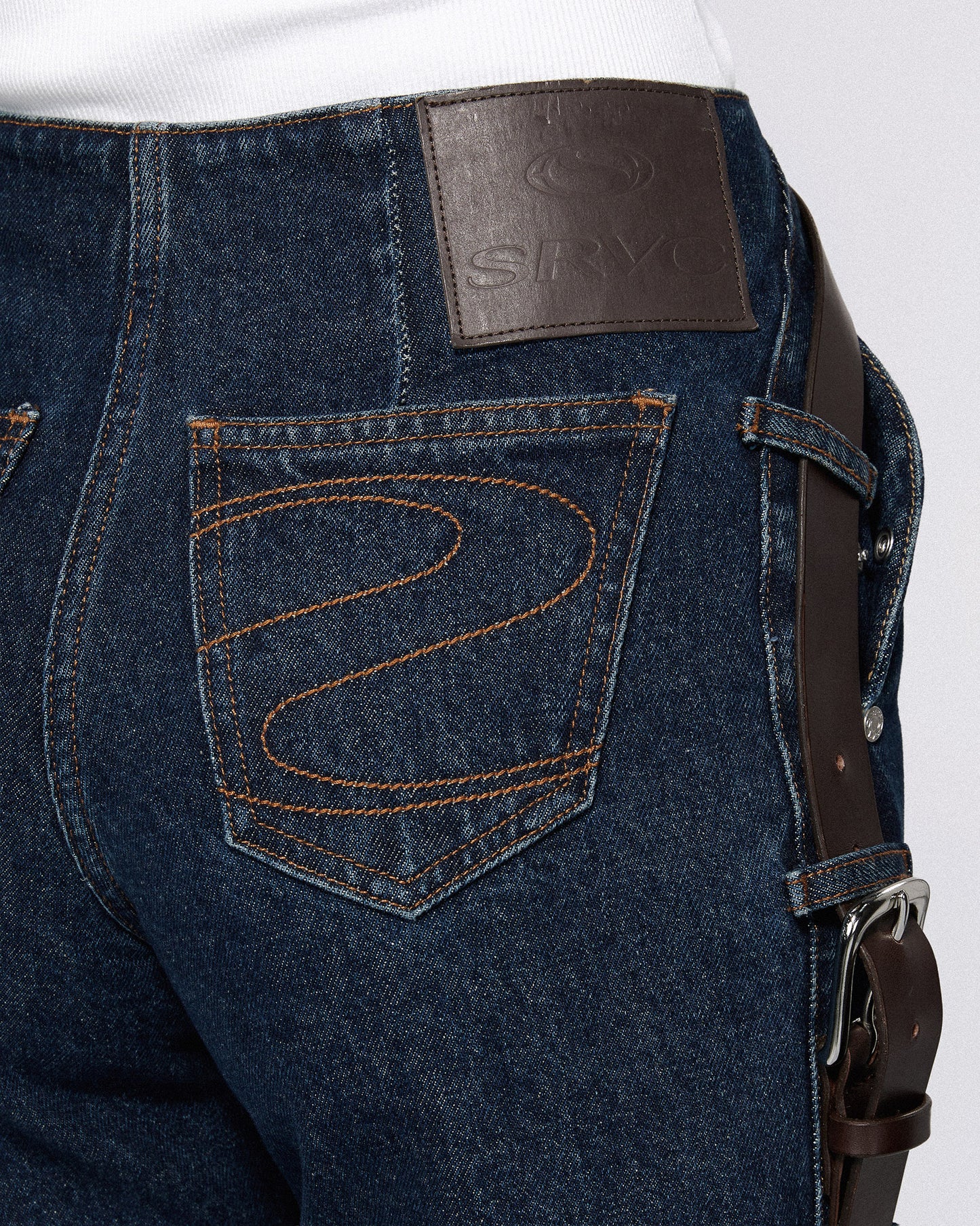 SERPENTINE JEANS WASHED BLUE