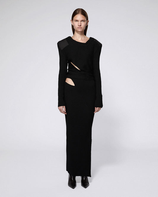 MARSHAL KNIT JUMPER BLACK
