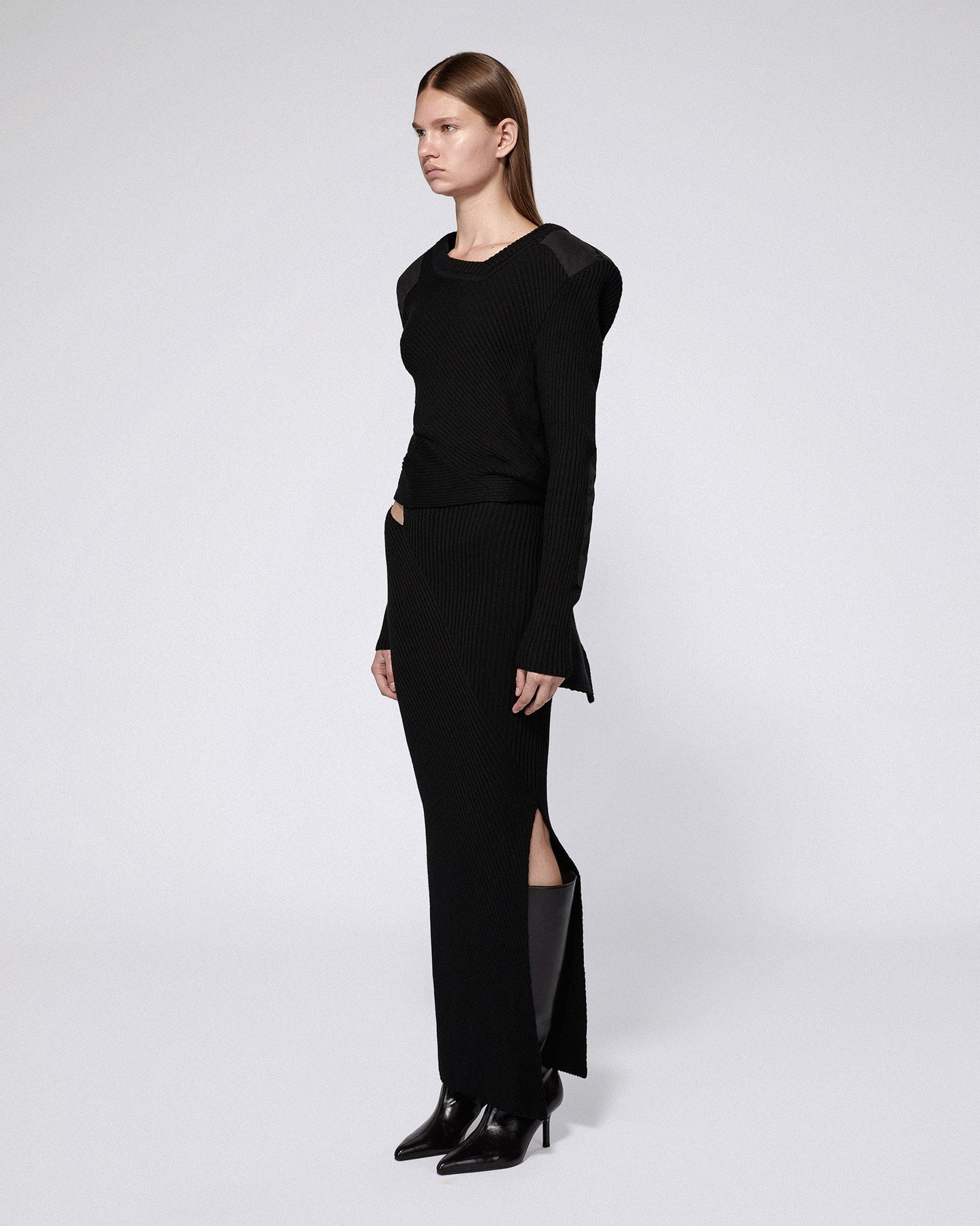MARSHAL KNIT JUMPER BLACK