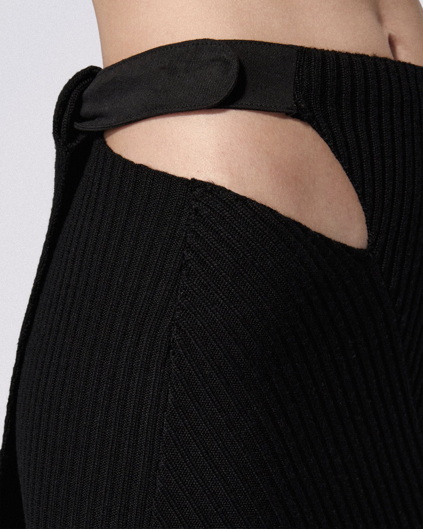 MARSHAL KNIT SKIRT BLACK