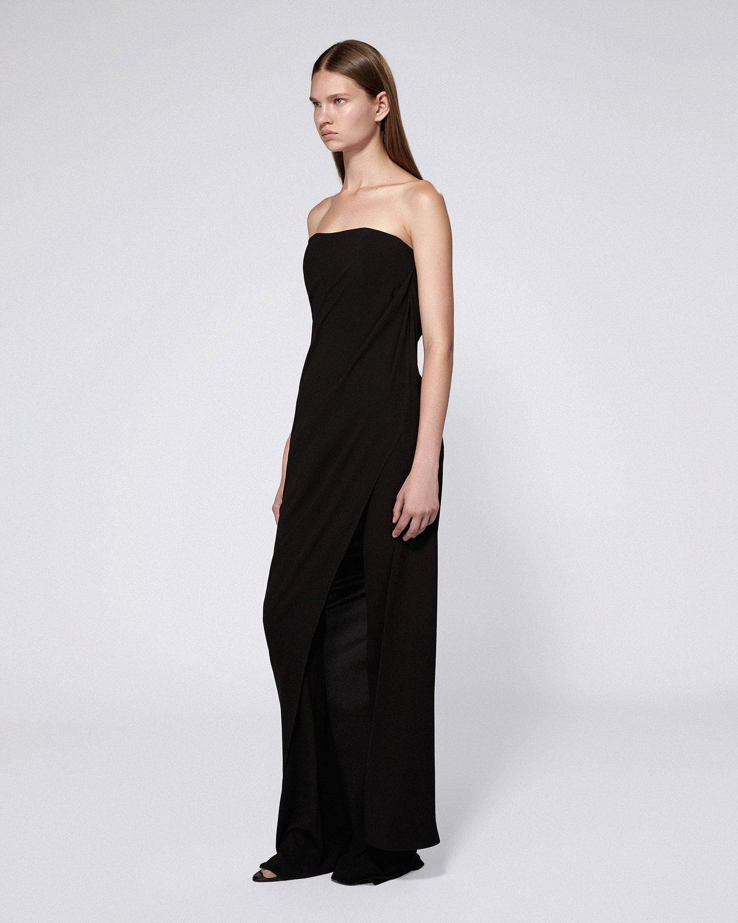 DRAPED JUMPSUIT BLACK