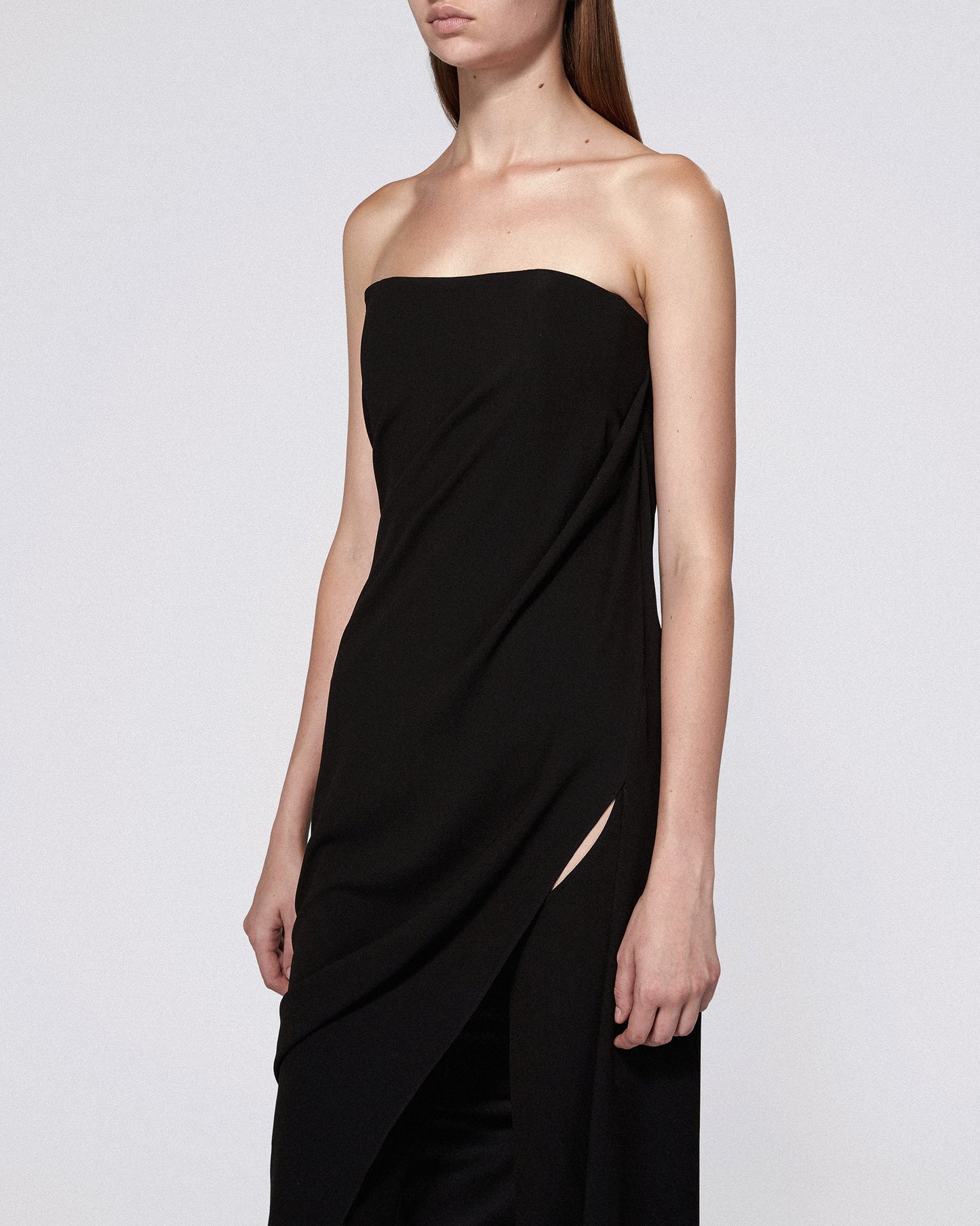 DRAPED JUMPSUIT BLACK