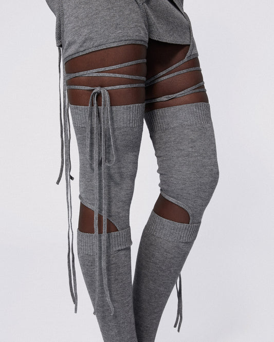 ARMOUR TABI STOCKINGS GREY