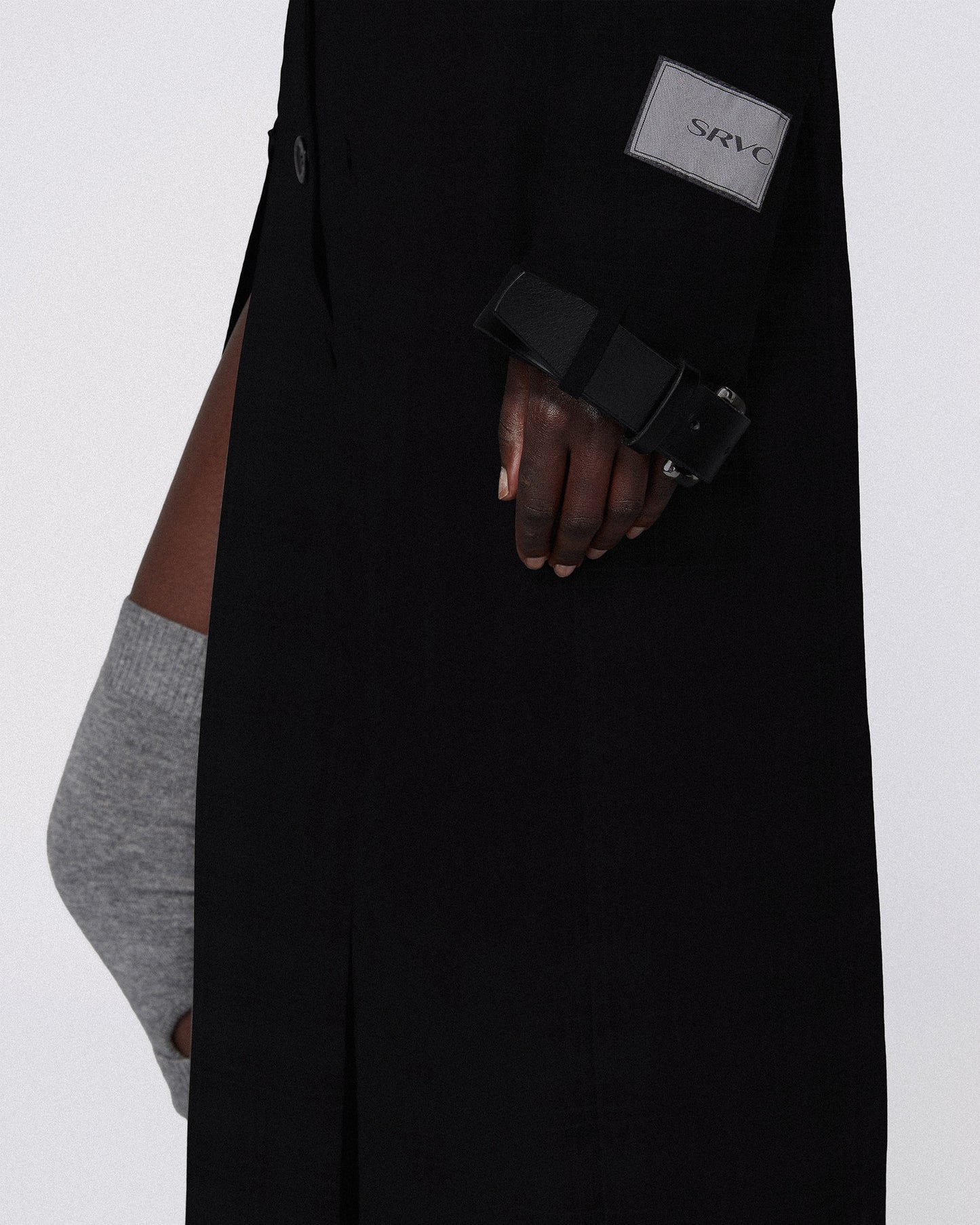 SERPENTINE COAT BLACK