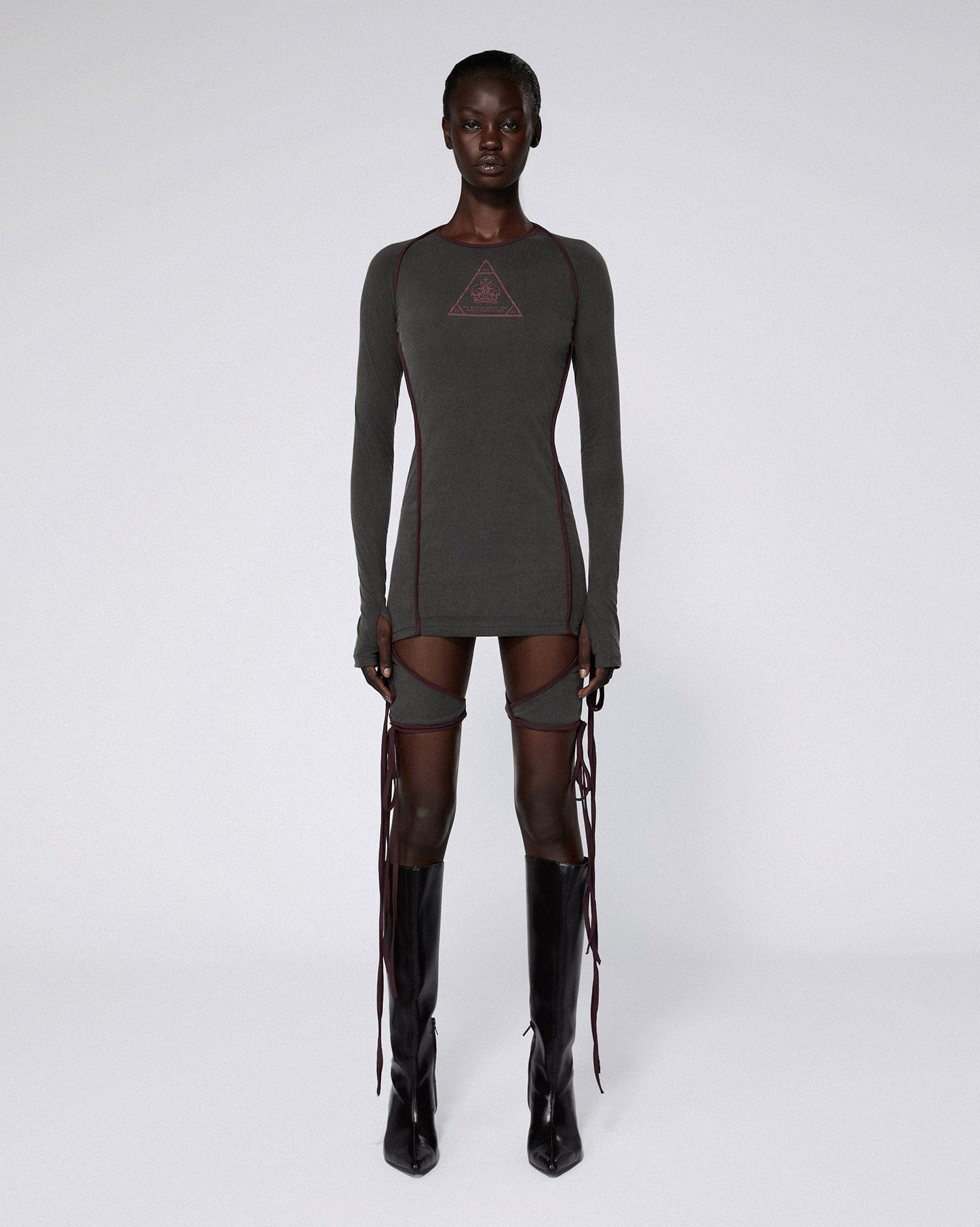 SCRT SRVC - TYPE A T-DRESS CHARCOAL