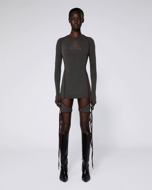 SCRT SRVC - TYPE A T-DRESS CHARCOAL