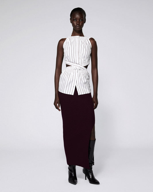 BOXER SHIRT BORDEAUX