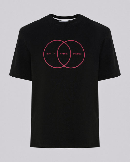 REALITY / FANTASY TEE BLACK