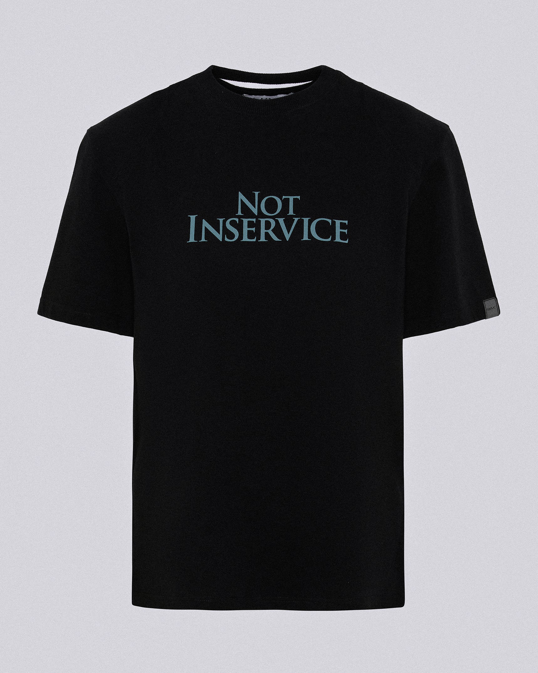 NOT IN SERVICE TEE BLACK – SRVC STUDIO