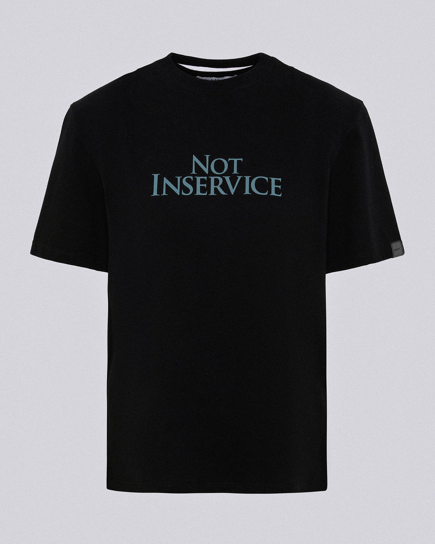 NOT IN SERVICE TEE BLACK
