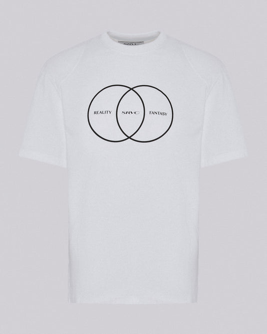 REALITY / FANTASY TEE WHITE