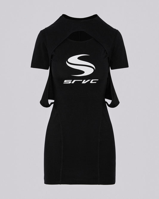 TEE DRESS BLACK