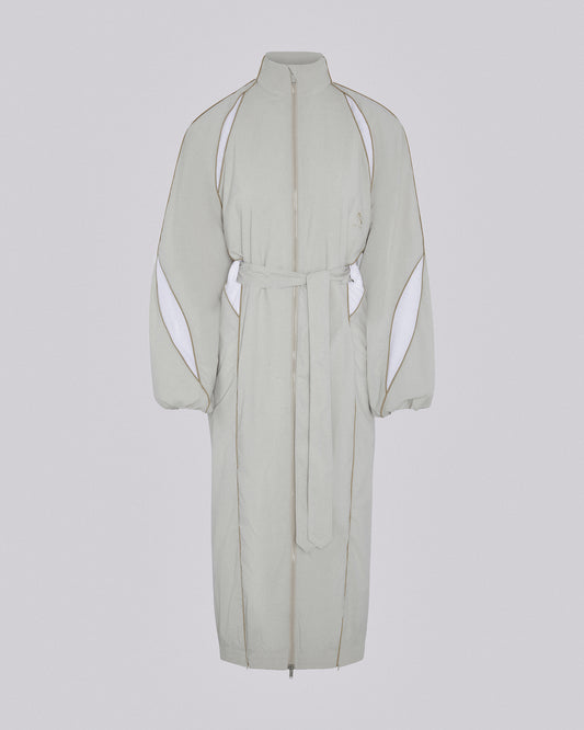 SLASH TRACK COAT STONE