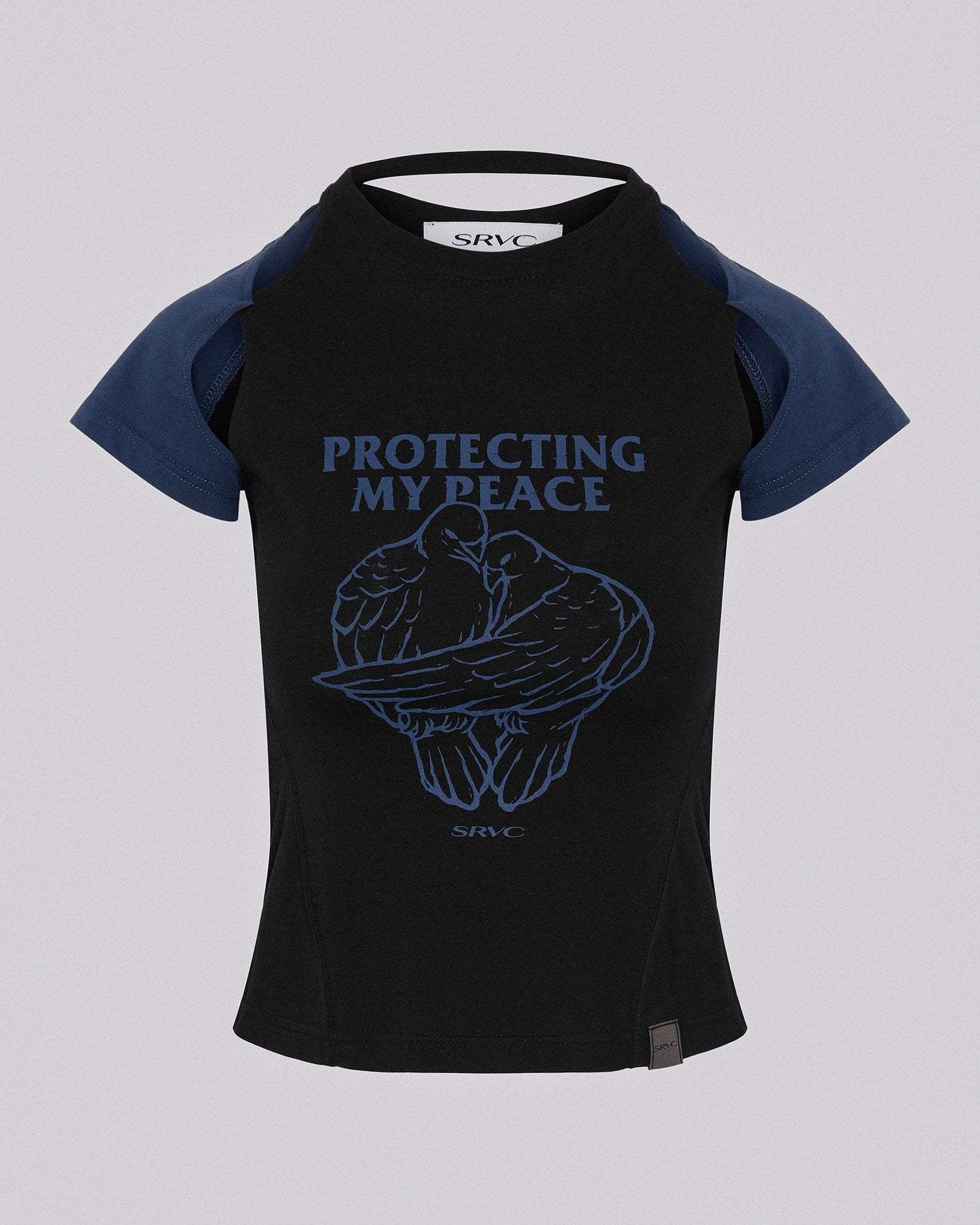 PROTECTING MY PEACE TEE BLACK