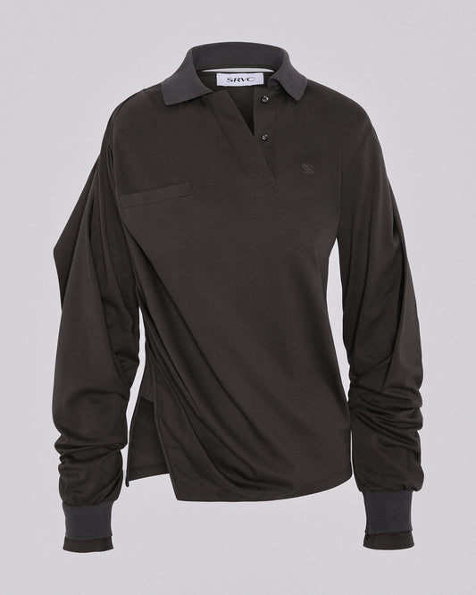 TWISTED POLO TOP MUD
