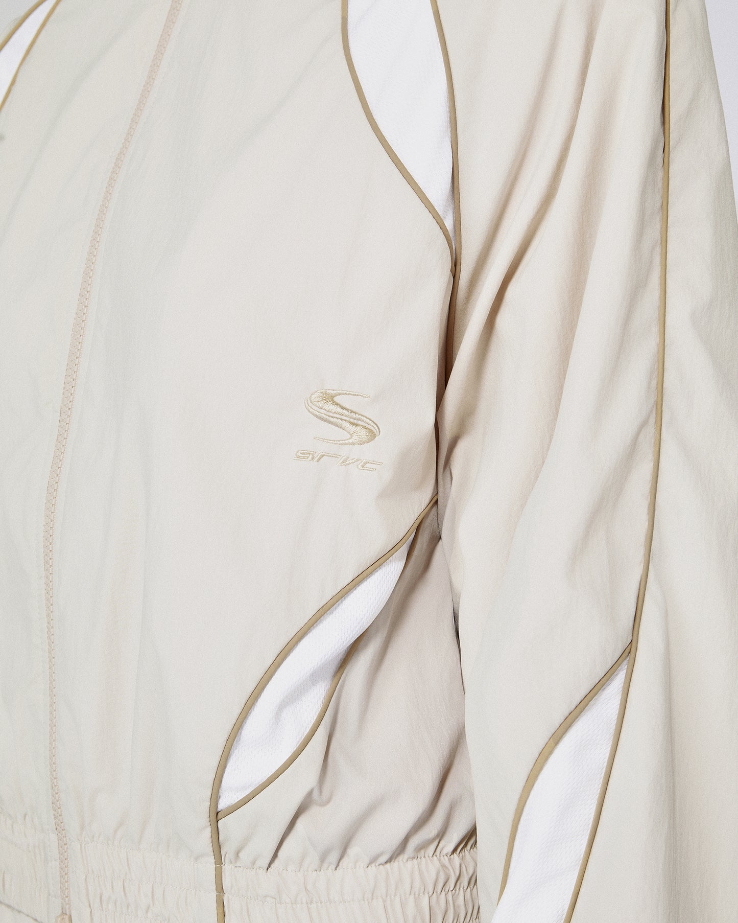 SLASH TRACK JACKET STONE