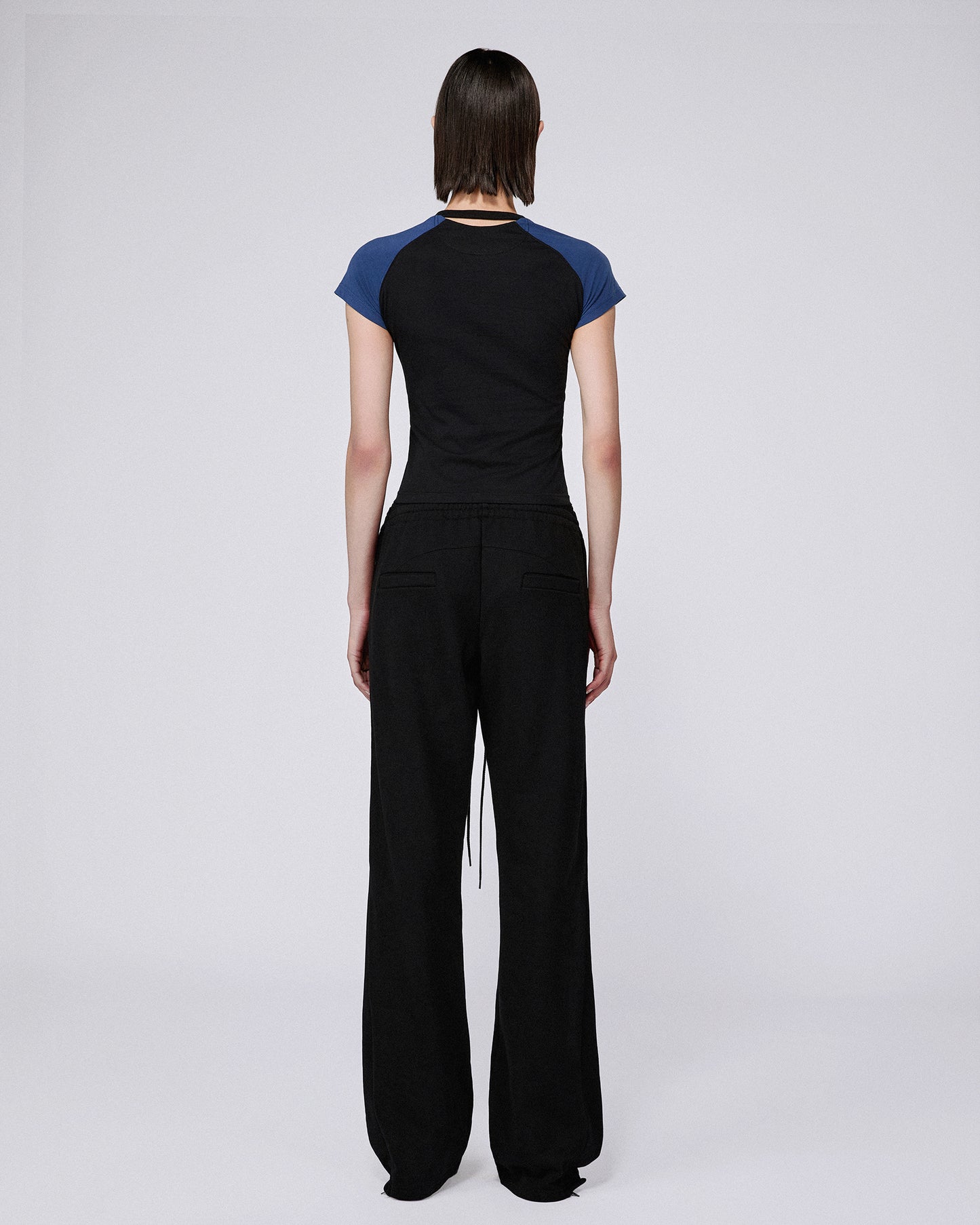 ORIGAMI TRACK PANTS BLACK