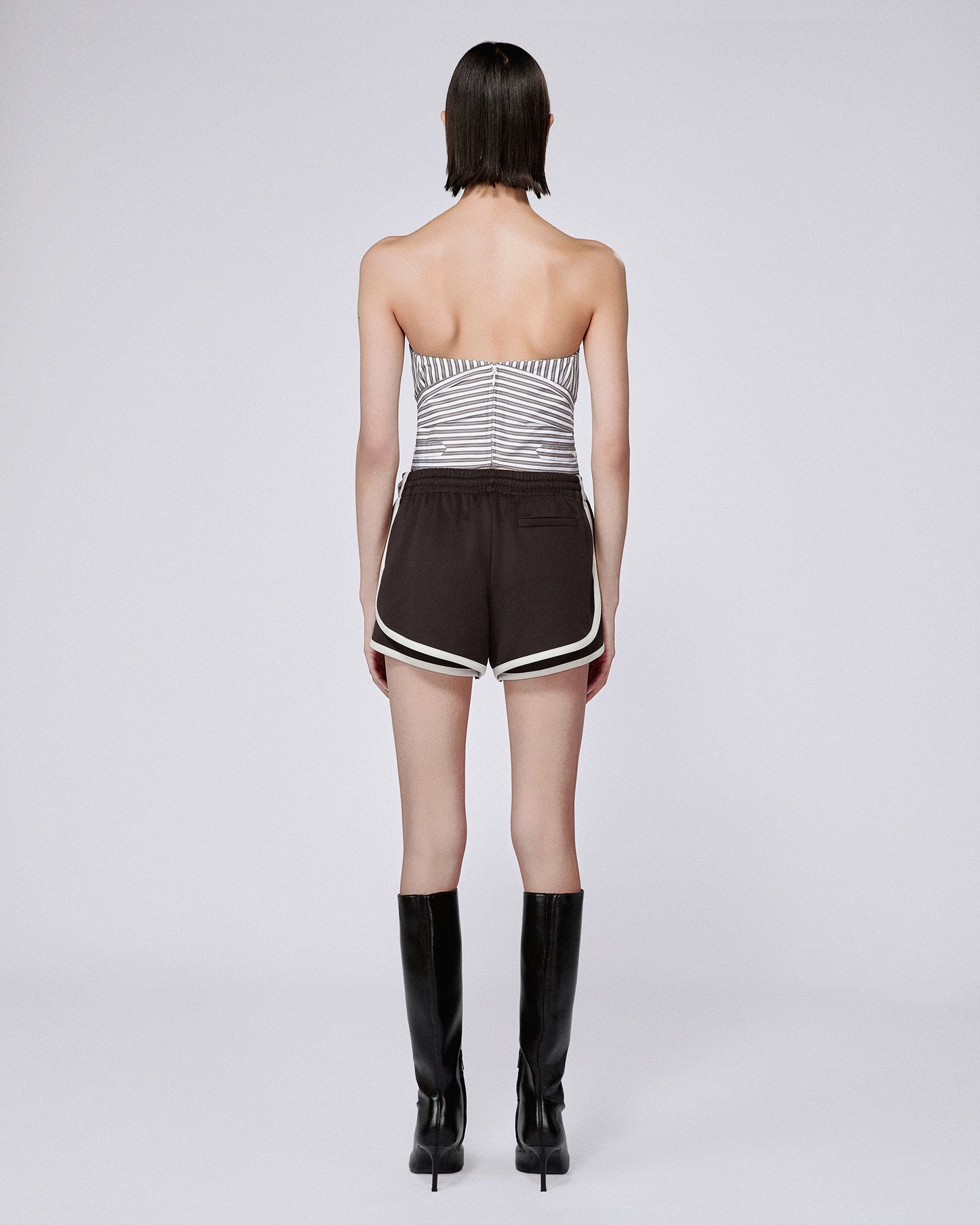 ORIGAMI SHORTS BROWN