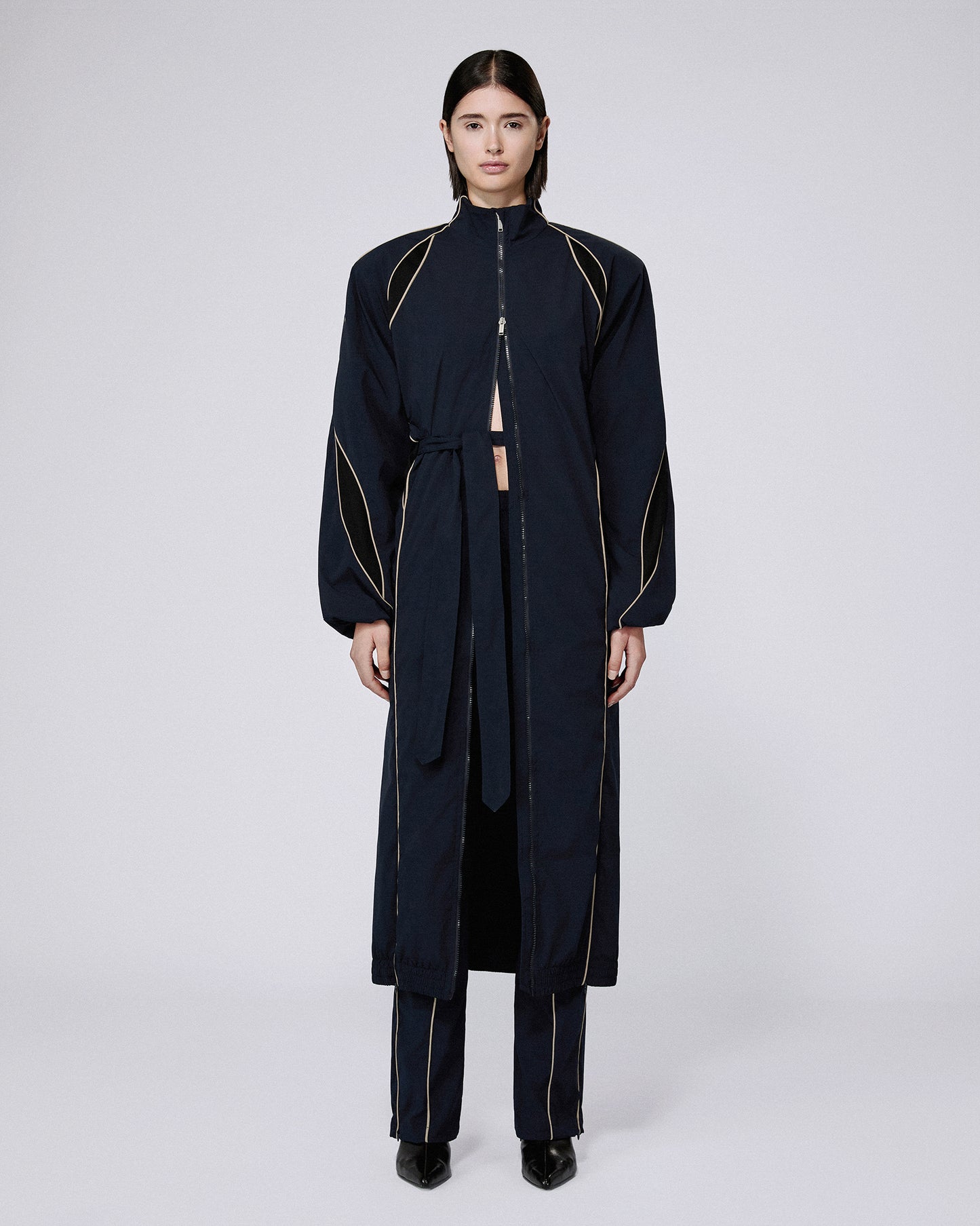 SLASH TRACK COAT DARK NAVY