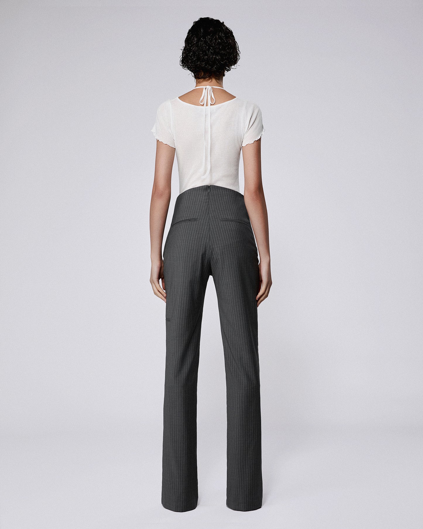 COCOON TROUSERS DARK GREY