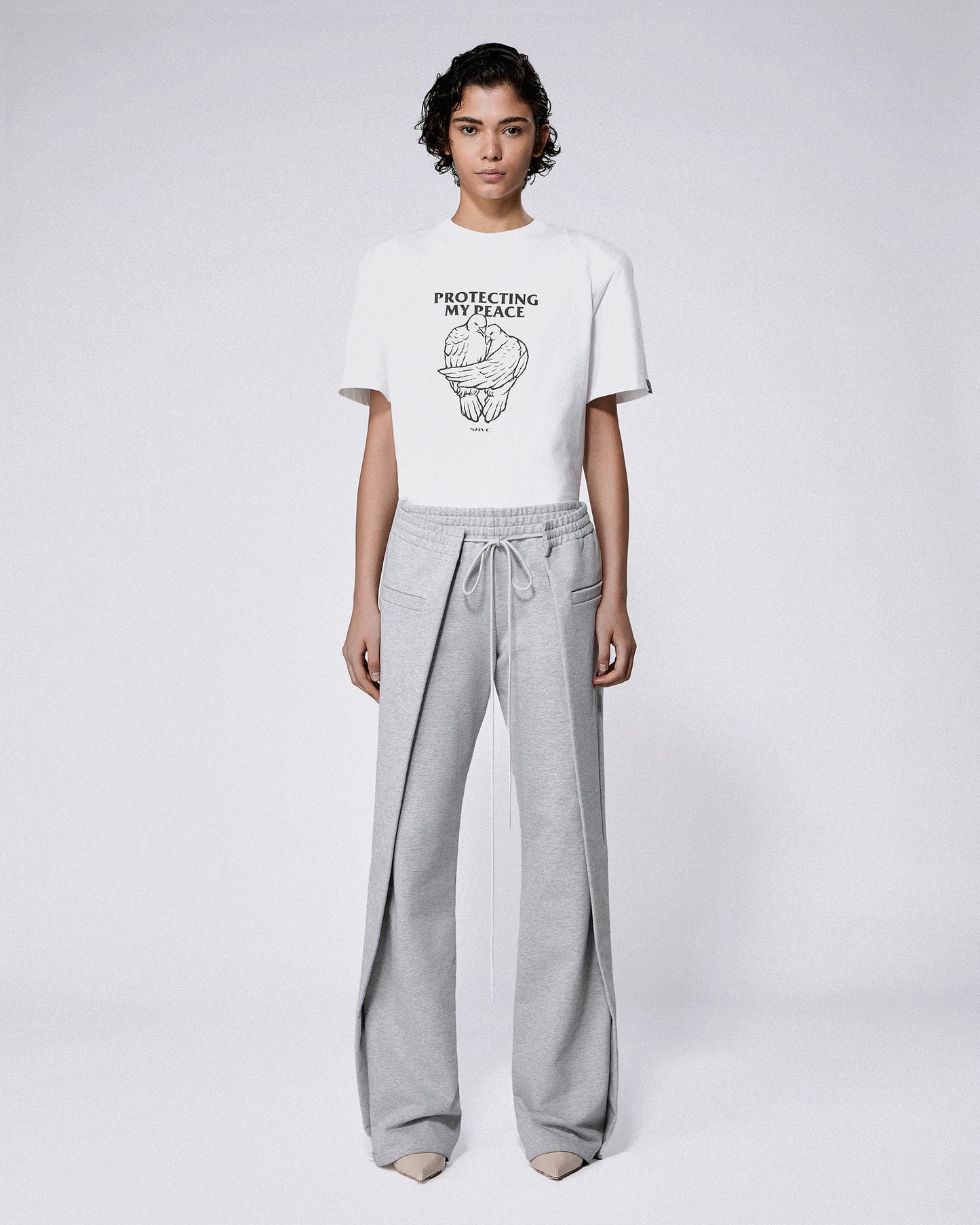 PROTECTING MY PEACE TEE WHITE