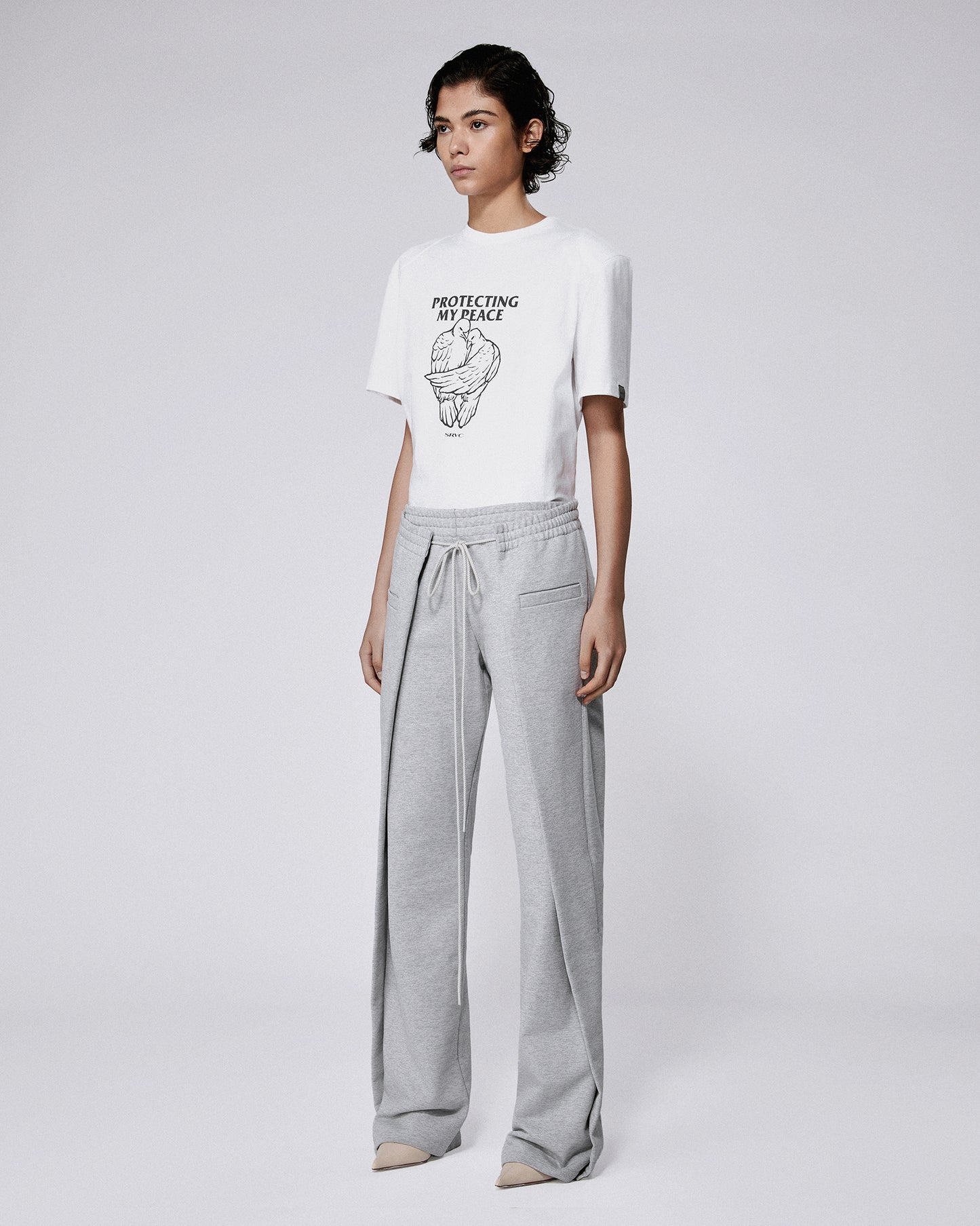 PROTECTING MY PEACE TEE WHITE