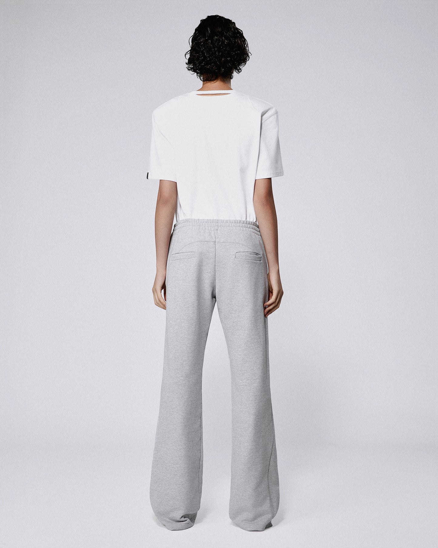 ORIGAMI TRACK PANTS MARL GREY