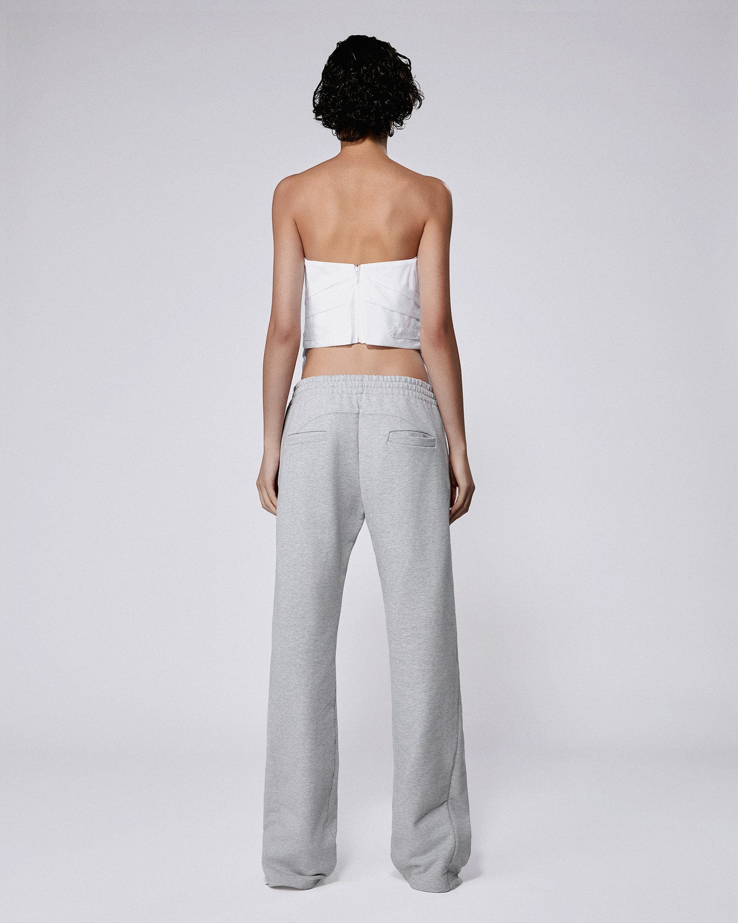 ORIGAMI SHIRT CORSET WHITE