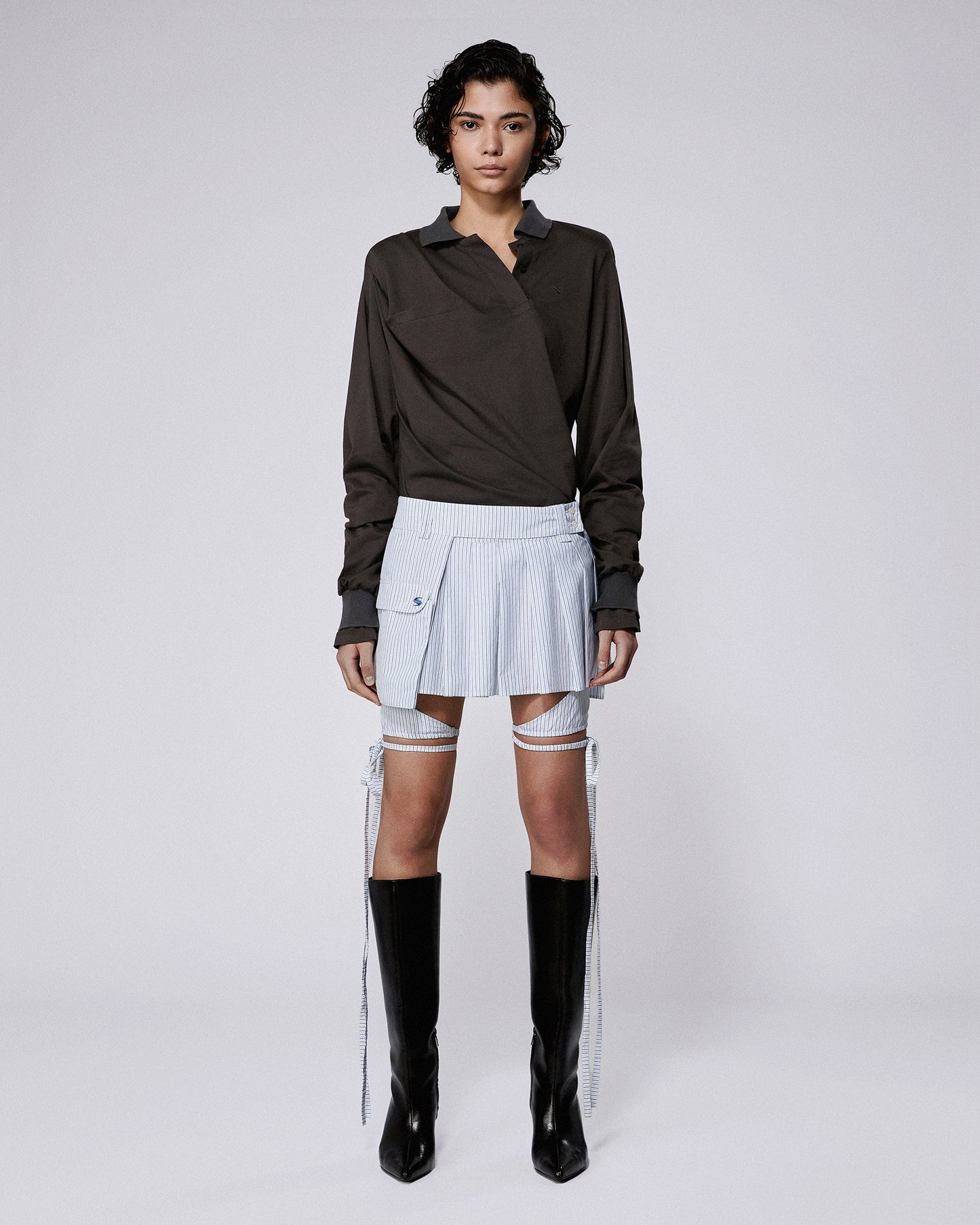 TWISTED POLO TOP MUD