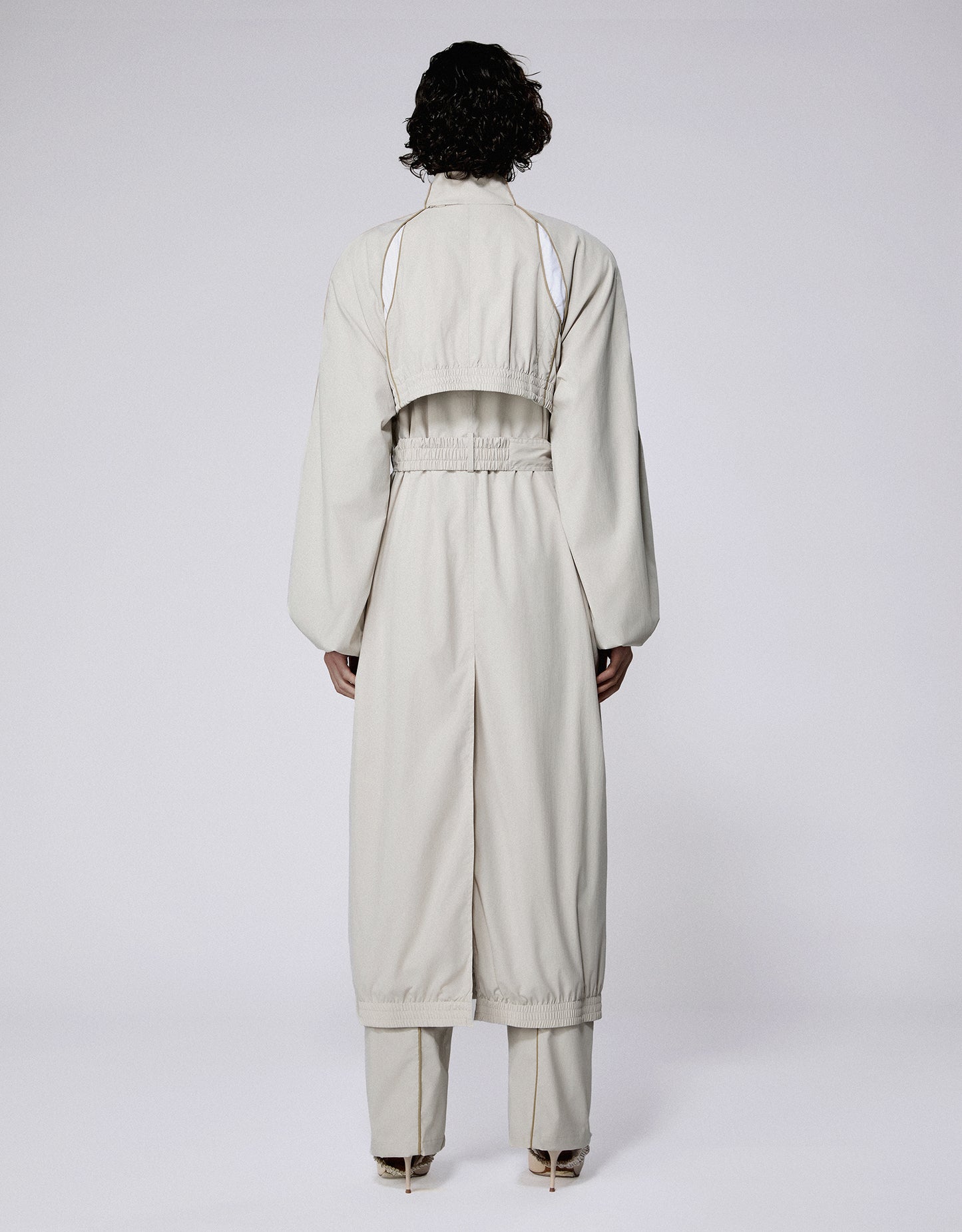 SLASH TRACK COAT STONE