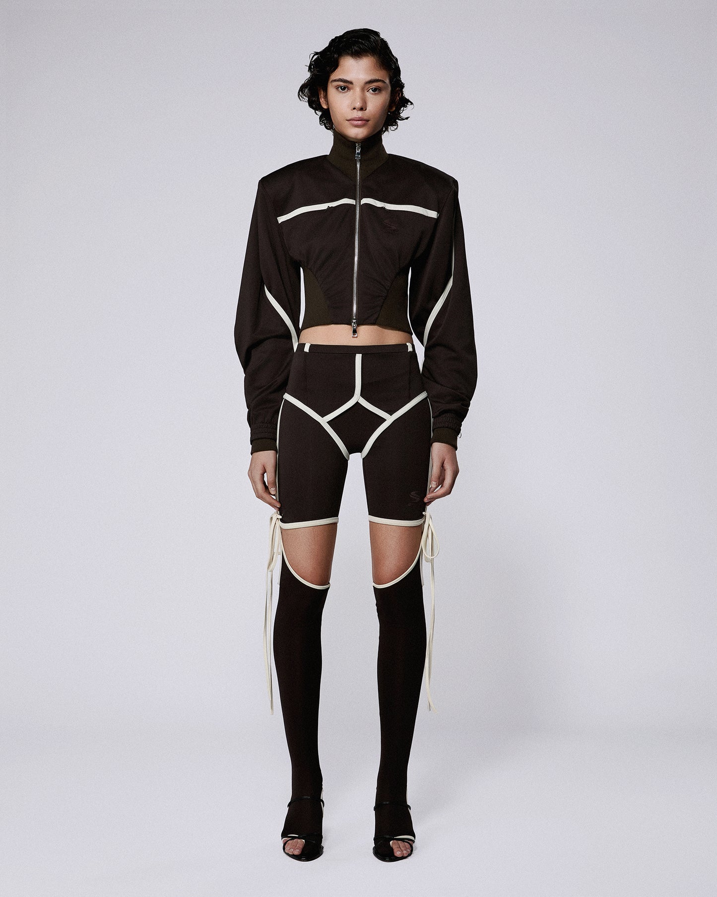 LONG JOHN SHORTS WITH TABIS BROWN