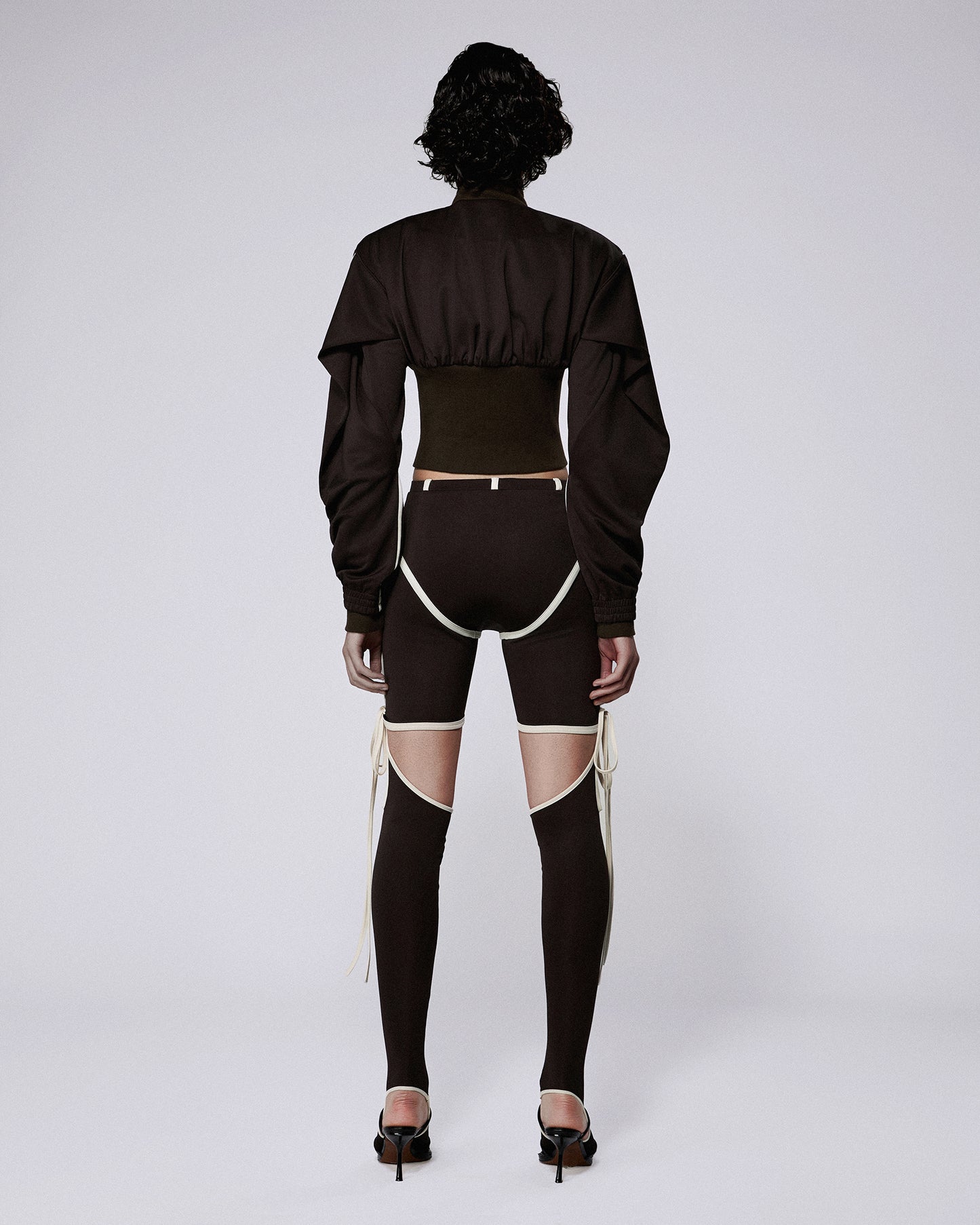 LONG JOHN SHORTS WITH TABIS BROWN