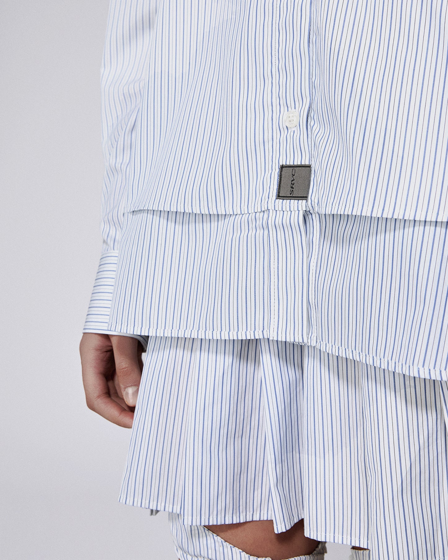 OVERLAY SHIRT BLUE STRIPE