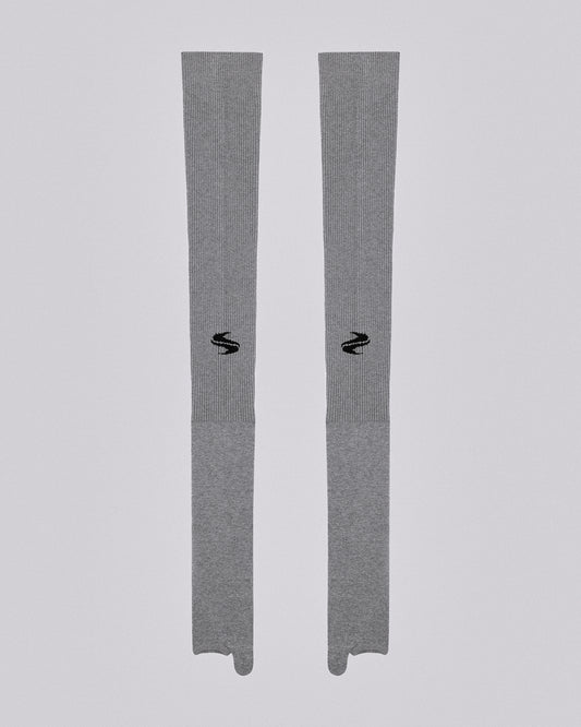 TABI SPORTS SOCKS LONG GREY MELANGE