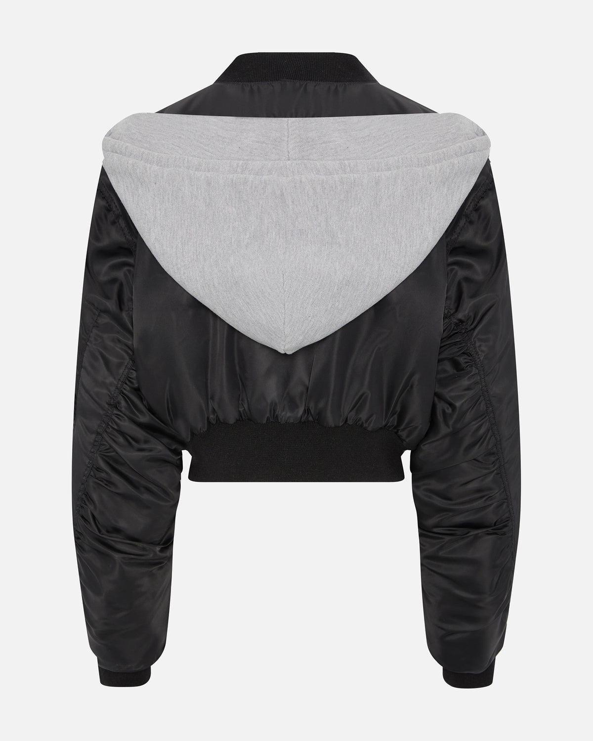 HARNESS HOODED BOMBER BLACK